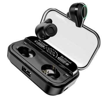 Słuchawki bezprzewodowe Bluetooth 5.0 + Etui Powerbank 4000mAh dokanałowe