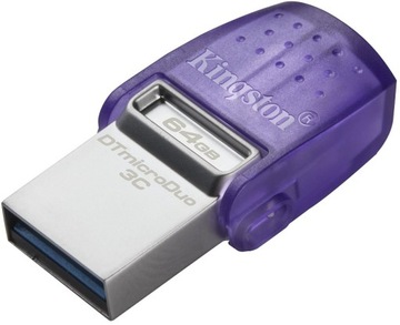 Mały Pendrive KINGSTON DT Duo 3C 64GB USB-C 200MB/s do telefonu tabletu
