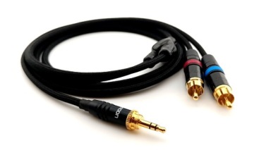 Кабель AUX ручной работы 3,5 мм / 6,3 мм — 2 варианта RCA цвета, 7 м
