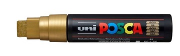 Золотой маркер для плакатов UNI Posca PC-17K