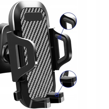 ДЕРЖАТЕЛЬ ДЛЯ ТЕЛЕФОНА ОКНО, КОКПИТ 2 в 1 УНИВЕРСАЛЬНЫЙ, прочный ЧЕРНЫЙ