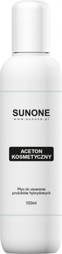 Sunone Acetone Remover удаляет гибридный лак 100мл