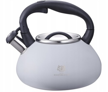 CZAJNIK STALOWY 2,7L RĄCZKA GWIZDEK INDUKCJA STAL