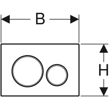 SIGMA20 ПЕРЕДНЯЯ КНОПКА BI-CHR BLU-BI (шт.)