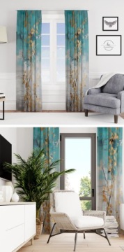 ГОТОВЫЕ ШТОРЫ НА ЛЯГУШКУ ЛЕНТА 140Х250 ШТОРНЫЕ ПОЛОТНА 273 СВОБОДНОЕ УКОРОЧЕНИЕ