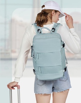 Рюкзак Macwave для ноутбука 15.6 AL697 USB ручная кладь для самолета бирюзовый