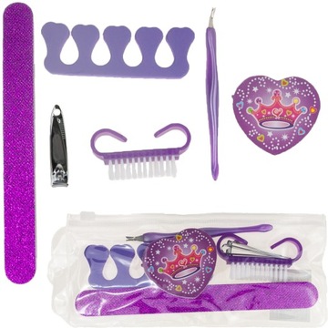ZESTAW DO PIELĘGNACJI PAZNOKCI W ETUI MANICURE