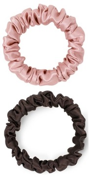 Jedwabna gumka do włosów S zestaw 2 szt. 100% jedwab scrunchie SilkLove