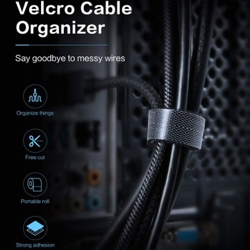 ЛЕНТА-ВЕЛКРО ЛЕНТА-ВЕЛКРО КАБЕЛЬНЫЙ ОРГАНАЙЗЕР 10мм 3м