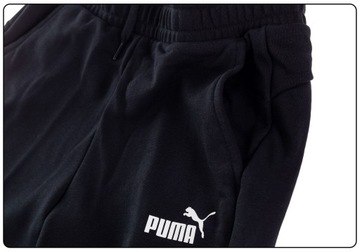 PUMA SPODNIE MĘSKIE DRESOWE ESS LOGO BLACK r.XL