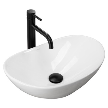 Nablatowa Umywalka Ceramiczna REA ROYAL MINI WHITE