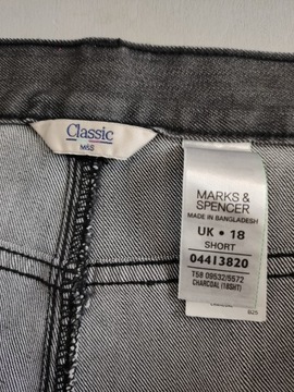 M&S Jeansowe SZEROKIE SPODNIE rozm. 44-46