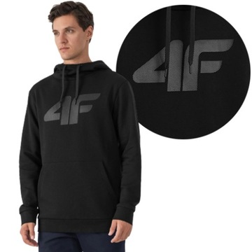 BLUZA DRESOWA MĘSKA Z KAPTUREM 4F BLM352-20S R.3XL