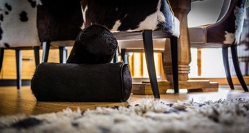 Подголовник премиум-класса, натуральная яловая кожа, Чехия