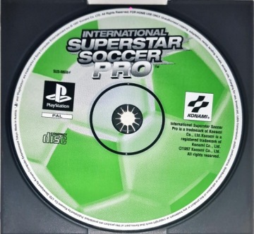 Gra International Superstar Soccer Pro PSX SAMA PŁYTA