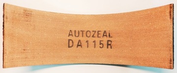 OKŁADZINY HAMULCOWE AUTOZEAL DA115R komplet 8 szt.