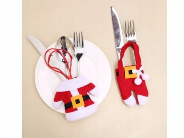 ЧЕХОЛ ДЛЯ РОЖДЕСТВЕНСКИХ СТОЛОВЫХ ПРИБОРОВ