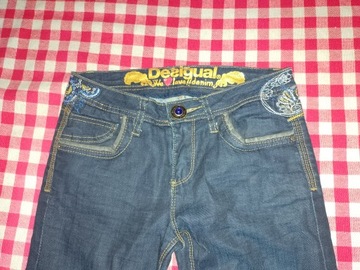 Spodnie Desigual damskie jeans XS