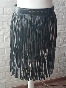 Ремень с бахромой из экокожи.