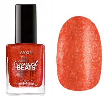 AVON Sunset Beats Lakier paznokci UNIKAT Nail Enamel SUNSET BREEZE