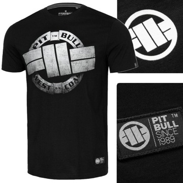 Koszulka męska PIT BULL t-shirt pitbull BAWEŁNA