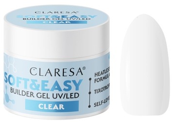 Claresa Żel budujący Soft&Easy CLEAR 90g