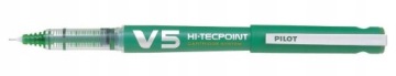 Ручка шариковая со сменными картриджами PILOT V5 Cartridge System, зеленая ЭКО