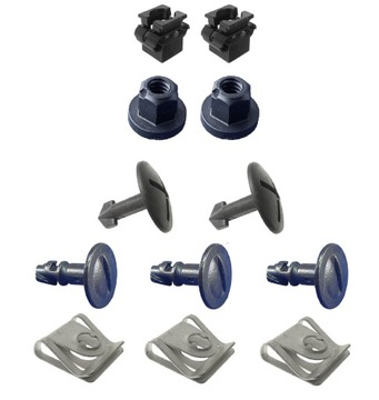 AUDI 80 B3 B4 A8 D3 ZESTAW SPINEK OSŁONY SILNIKA