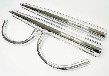 Jawa TS 350 Sport вогнутые коленчатые глушители выхлопной системы