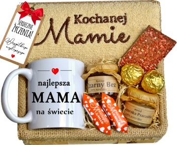 NAJLEPSZA MAMA TATA NA ŚWIECIE prezent miód kubek