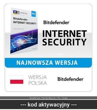 Bitdefender Internet Security 1PC / 3Lata