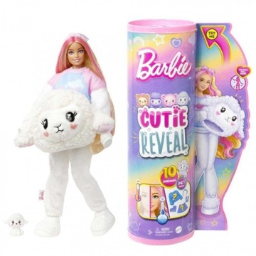 Barbie HKR03 Cutie Reveal Lalka w Przebraniu Owcy