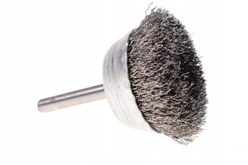 SZCZOTKA DOCZOŁOWA DRUCIANA NA WIERTARKE FI 60MM