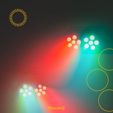 Efekt świetlny DJ Bank LED RGBW DMX IEC pilot