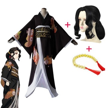 Cosplay Demon Slayer kimono Kibutsuji mujan przebr