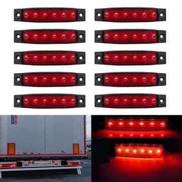 4SZT 6 LED OSTRZEGAWCZA STROBOSKOP POMOC LAWETA 12v-24v