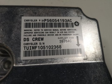 Модуль подушек безопасности Контроллер подушек безопасности Dodge RAM 09-13