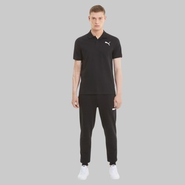 PUMA KOSZULKA SPORTOWA MĘSKA POLO T-SHIRT KRÓTKI RĘKAW BAWEŁNA LOGO r. M