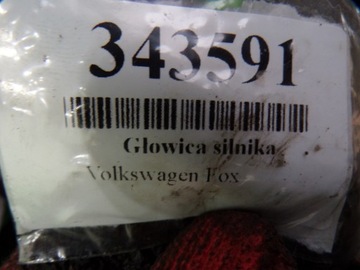 VOLKSWAGEN FOX 1.2 6V HLAVA MOTORU 03D103374F