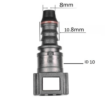 БЫСТРОСОЕДИНИТЕЛЬНЫЙ РАЗЪЕМ ТОПЛИВОПРОВОДА 10 ММ 9,89