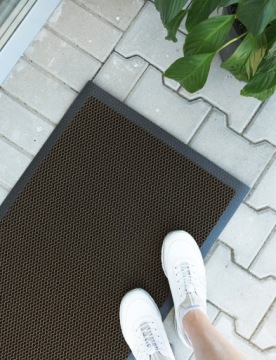 3D НАРУЖНЫЙ КОВРИК ДЛЯ ВХОДНОЙ ДВЕРИ ДЛЯ ОБУВИ 60x90 СМ СЕТКА