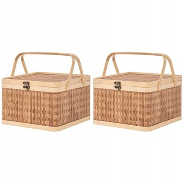 Fruit Basket Handle Picnic Lid Design Egg
