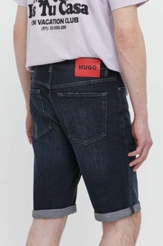 HUGO BOSS ORYGINALNE SZORTY SPODENKI JEANSOWE 30