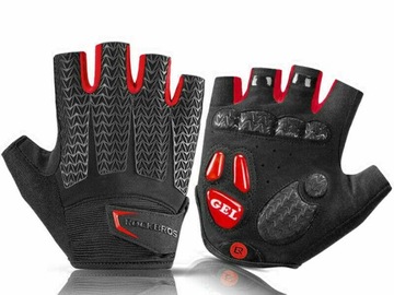 Rękawiczki na Rower ROCKBROS S169BR krótkie Rzep M