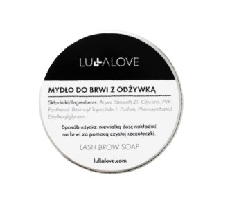 LULLALOVE MYDŁO DO STYLIZACJI BRWI Z ODŻYWKĄ 30ml