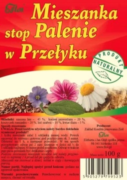 Flos Mieszanka Stop Palenie W Przełyku 100G