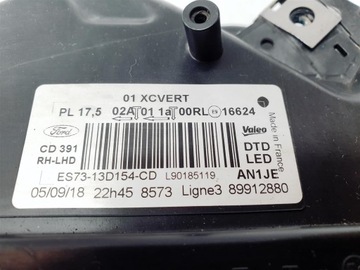 MONDEO MK5 V FUSION 15+ PRAVÁ SVĚTLO FULL LED ORIG !