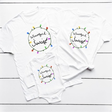 РОЖДЕСТВЕНСКИЕ ФУТБОЛКИ СЕМЬЯ МАМА ПАПА СЫН ДОЧЬ