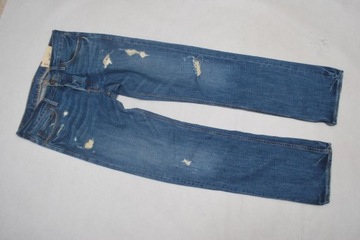 U Modne Spodnie jeans Hollister 32/34 z USA