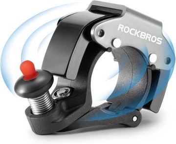 ROCKBROS Dzwonek Rowerowy Mini 100db Tytanowy